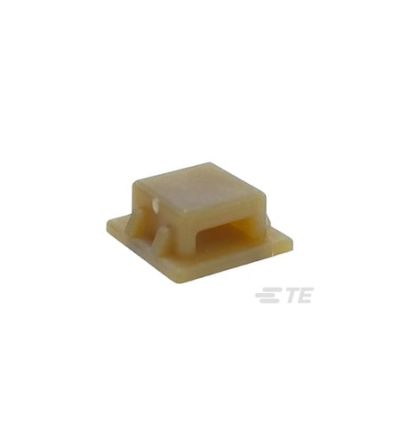 TE Connectivity Self Adhesive Beige Cable Tie Mount [2400051-1]; 643-547
