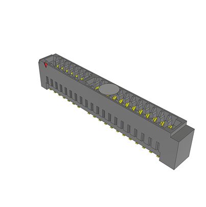 Samtec, MEC2 40 Way Vertical Push/Pull Card Edge Memory Card Connector With Surface Mount Termination [MEC2-20-01-L-DV-WT-K-TR]; 644-362