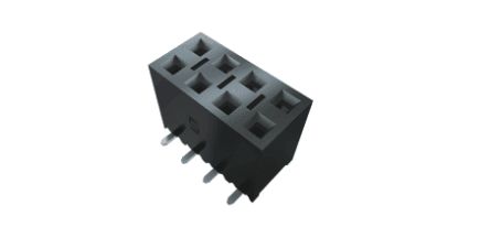 Samtec SSM Series Vertical Surface Mount PCB Socket, 26-Contact, 2-Row, 2.54mm Pitch, SMT Termination [SSM-113-L-DV-K-TR]; 644-393