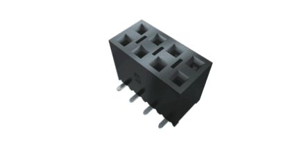 Samtec SSM Series Vertical Surface Mount PCB Socket, 40-Contact, 2-Row, 2.54mm Pitch, SMT Termination [SSM-120-L-DV-LC-P]; 644-395
