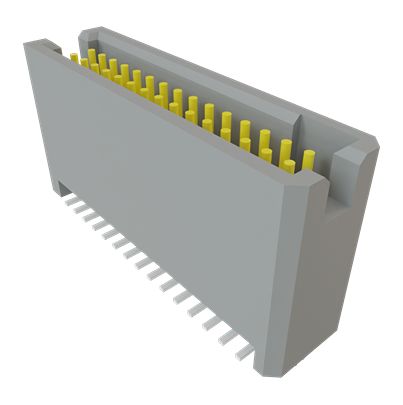 Samtec TFM Series Vertical Surface PCB Header, 30 Contact(s), 1.27 mm Pitch, 2 Row(s), Shrouded [TFM-115-32-S-D-LC]; 644-411