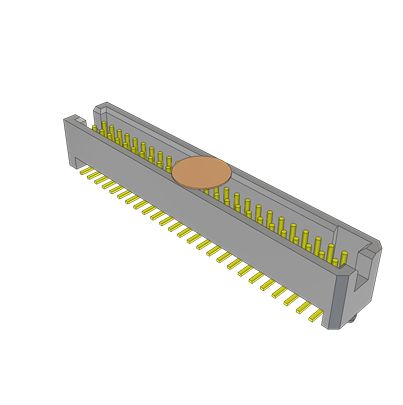 Samtec TFM Series Vertical Surface, Through Hole PCB Header, 50 Contact(s), 1.27 mm Pitch, 2 Row(s), Shrouded [TFM-125-02-S-D-A-K-TR]; 644-419