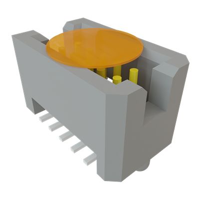 Samtec TFML Series Vertical Surface PCB Header, 10 Contact(s), 1.27 mm Pitch, 4 Row(s), Shrouded [TFML-105-02-S-D-A-K-TR]; 644-424