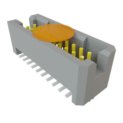 Samtec TFML Series Vertical Surface, Through Hole PCB Header, 20 Contact(s), 1.27 mm Pitch, 2 Row(s), Shrouded [TFML-110-02-S-D-LC-K-TR]; 644-426