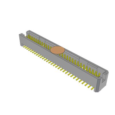 Samtec TFML Series Vertical Surface, Through Hole PCB Header, 60 Contact(s), 1.27 mm Pitch, 2 Row(s), Shrouded [TFML-130-02-S-D-LC-K-TR]; 644-431