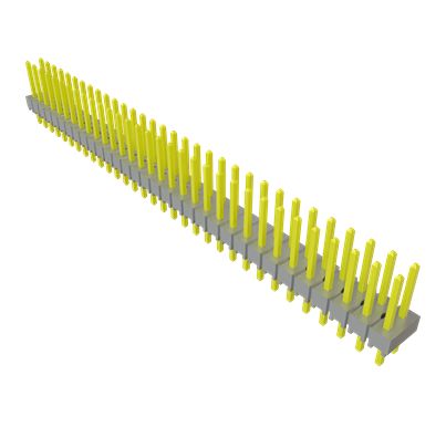 Samtec TSW Series Straight Through Hole PCB Header, 64 Contact(s), 2.54 mm Pitch, 2 Row(s), Unshrouded [TSW-132-24-G-D]; 644-461