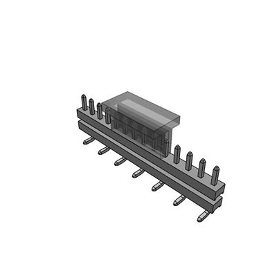 Samtec TW Series Vertical Surface PCB Header, 14 Contact(s), 2 mm Pitch, 1 Row(s), Unshrouded [TW-14-02-T-S-200-SM-P-TR]; 644-465
