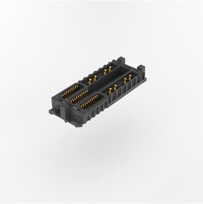 Samtec UDF6 Series Vertical Through Hole PCB Header, 240 Contact(s), 0.635 mm Pitch, 2 Row(s), Shrouded [UDF6-10-2-03.5-L-A-TH-TR]; 644-466