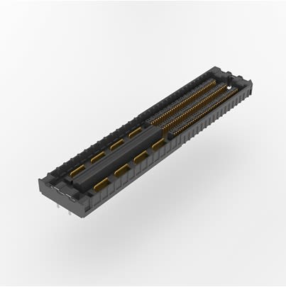 Samtec UDM6 Series Vertical Through Hole PCB Header, 240 Contact(s), 0.635 mm Pitch, 1 Row(s), Shrouded [UDM6-40-4-01.5-L-A-TH-TR]; 644-469