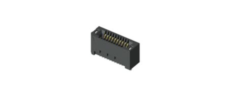 Samtec, HSEC1 20 Way Vertical Push/Pull Card Edge Memory Card Connector With Surface Mount Termination [HSEC1-010-01-S-DV-A-K-TR]; 644-473
