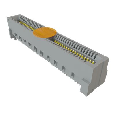 Samtec, HTEC8 140 Way Vertical Push/Pull Card Edge Memory Card Connector With Surface Mount Termination [HTEC8-140-01-L-DV-A-K-TR]; 644-474