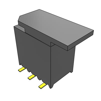 Samtec SSM Series Vertical Surface Mount PCB Socket, 6-Contact, 2-Row, 2.54mm Pitch, SMT Termination [SSM-103-S-DV-P-TR]; 644-499