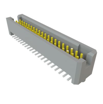 Samtec TFC Series Vertical Through Hole, Surface PCB Header, 40 Contact(s), 1.27 mm Pitch, 2 Row(s), Shrouded [TFC-120-02-F-D-A]; 644-512
