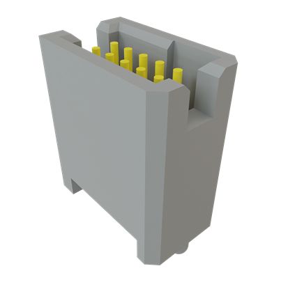 Samtec TFM Series Vertical Through Hole, Surface PCB Header, 10 Contact(s), 1.27 mm Pitch, 2 Row(s), Shrouded [TFM-105-31-S-D-A]; 644-523