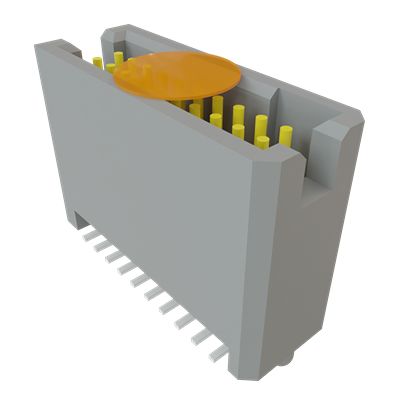 Samtec TFM Series Vertical Surface PCB Header, 20 Contact(s), 1.27 mm Pitch, 4 Row(s), Shrouded [TFM-110-32-L-D-A-K-TR]; 644-535