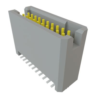 Samtec TFM Series Vertical Surface PCB Header, 20 Contact(s), 1.27 mm Pitch, 2 Row(s), Shrouded [TFM-110-32-S-D-LC]; 644-536