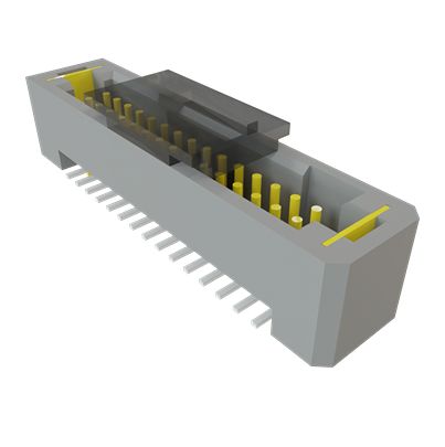 Samtec TFM Series Vertical Surface PCB Header, 30 Contact(s), 1.27 mm Pitch, 2 Row(s), Shrouded [TFM-115-02-S-D-WT-P-TR]; 644-541