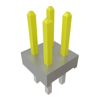 Samtec TMM Series Vertical Through Hole PCB Header, 50 Contact(s), 2 mm Pitch, 2 Row(s), Unshrouded [TMM-102-03-F-D]; 644-542