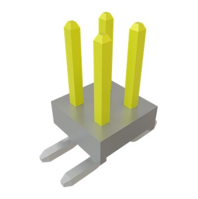 Samtec TMM Series Vertical Through Hole PCB Header, 50 Contact(s), 2 mm Pitch, 2 Row(s), Unshrouded [TMM-102-06-L-D-SM]; 644-544