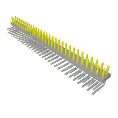Samtec TMM Series Right Angle Through Hole PCB Header, 60 Contact(s), 2 mm Pitch, 2 Row(s), Unshrouded [TMM-130-01-L-D-RA]; 644-557