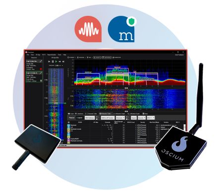 Oscium MetaGeek OS-BUN-SPECTRUM Desktop Spectrum Analyser, 2.4 GHz, 5 GHz, 6 GHz [OS-BUN-SPECTRUM]; 645-133