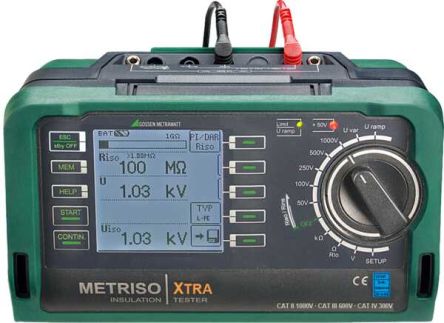 Gossen Metrawatt M550S Insulation Tester, 50V Min, 1000V Max [M550S]; 645-138