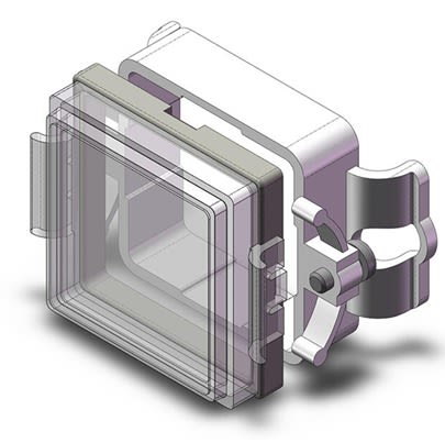 SMC Adapter, ZS Series, For Use With Pressure Switch [ZS-46-D]; 645-689