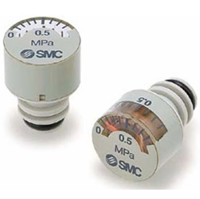 SMC NPT 1/8 Analogue Pressure Gauge 1mPa Panel 37mm Outside Diameter [G14-8-JA]; 645-747