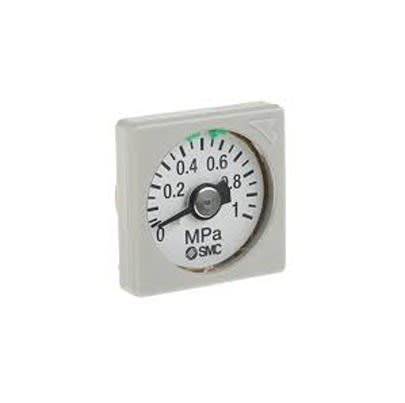SMC NPT 1/8 Analogue Pressure Gauge 1mPa Panel 30mm Outside Diameter [GC3-10AS-D]; 645-749