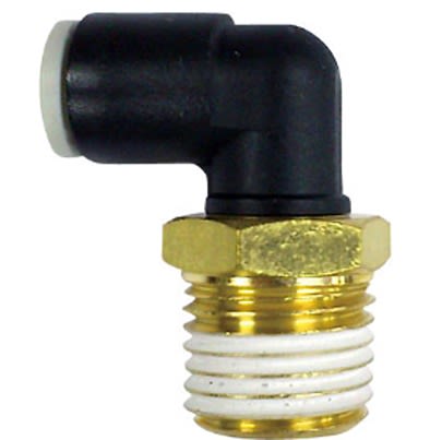 SMC KQ2 Series One-touch Fitting, Push In 6 mm to R 1/8 Male, Threaded-to-Tube Connection Style, KQ2L06-01AS-X35 [KQ2L06-01AS-X35]; 645-787