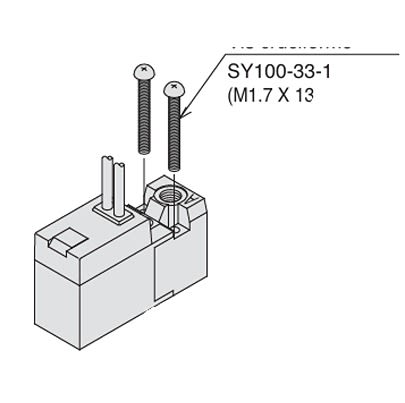 SMC SY100 Screw, SY100-33-1 [SY100-33-1]; 645-909