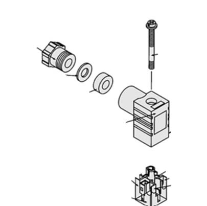 SMC SY100 DIN Connector, SY100-61-1 [SY100-61-1]; 645-911