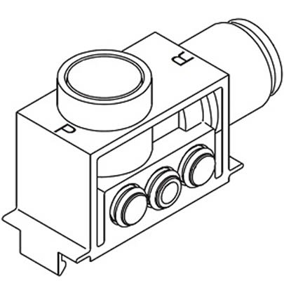 SMC SY3000 Rubber Seal, SY3000-55-1A-Q [SY3000-55-1A-Q]; 645-929