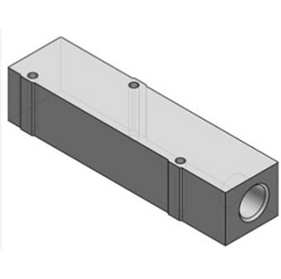 SMC SY5000 Spacer, SY5000-38-16FA-Q [SY5000-38-16FA-Q]; 645-938