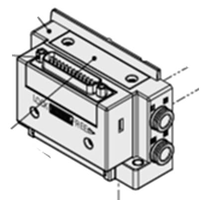 SMC SY50M End Plate, SY50M-1-11A1-C10-NA [SY50M-1-11A1-C10-NA]; 645-947
