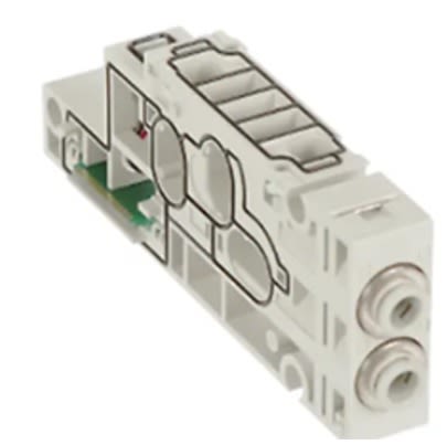 SMC SY70M Manifold Block, SY70M-2-1DA-C8-NA [SY70M-2-1DA-C8-NA]; 645-972