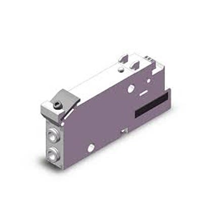SMC VVQC2000 Manifold Block, VVQC2000-1A-S-C6 [VVQC2000-1A-S-C6]; 646-090