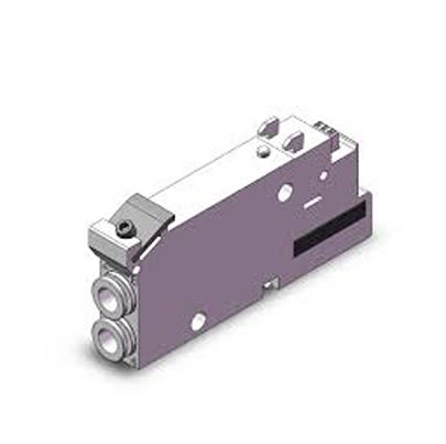 SMC VVQC2000 Manifold Block, VVQC2000-1A-S-C8 [VVQC2000-1A-S-C8]; 646-091