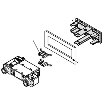 SMC Adapter, ZS Series, For Use With Flow Switch [ZS-33-JS]; 646-108