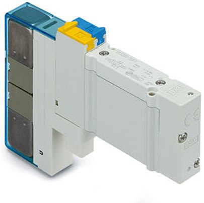 SMC SY30M End Plate, SY30M-3-1A-C8-NA [SY30M-3-1A-C8-NA]; 646-156