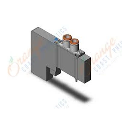 SMC 5/2 & 5/3 Pneumatic Solenoid Valve - Solenoid SY3000 Series 24V dc [SY3130-5U1-C6-NA]; 646-168