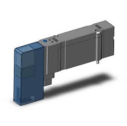 SMC 5/2 & 5/3 Pneumatic Solenoid Valve - Solenoid SY5000 Series 24V dc [SY5100-5UD1-NA]; 646-181