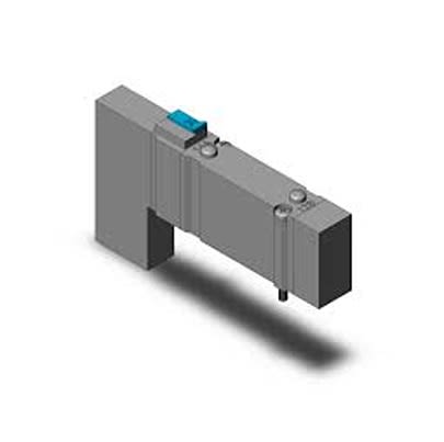 SMC 5/2 & 5/3 Pneumatic Solenoid Valve - Solenoid SY5000 Series 24V dc [SY5100-5UF1-NA]; 646-182