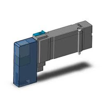 SMC 5/2 & 5/3 Pneumatic Solenoid Valve - Solenoid SY5000 Series 24V dc [SY5101-5UF1-NA]; 646-185