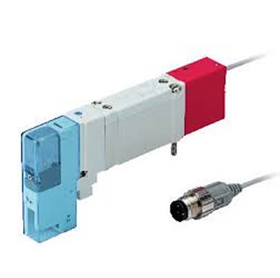 SMC 5/2 & 5/3 Pneumatic Solenoid Valve - Solenoid SY5000 Series 24V dc [SY5200R-5U1-X25-NA]; 646-194