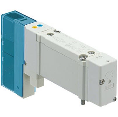 SMC 5/2 & 5/3 Pneumatic Solenoid Valve - Solenoid SY5000 Series 24V dc [SY5A00-5UD1-NA]; 646-204