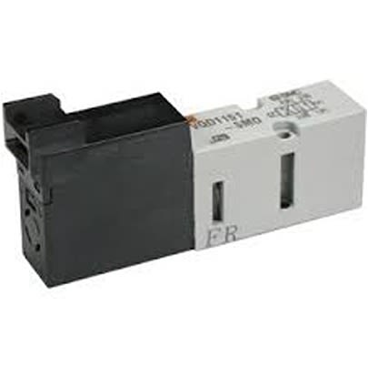 SMC 4/2 Pneumatic Solenoid Valve - Solenoid M5 VQD1000 Series [VQD1000-S-M5]; 646-236