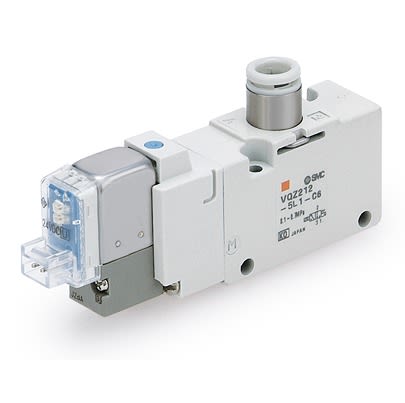 SMC 3/2 Pneumatic Solenoid Valve - Solenoid VQZ2000 Series 24V dc [VQZ225-5MJ1-Q]; 646-237