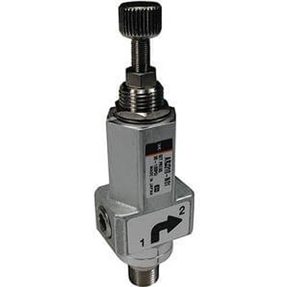 SMC 1/8 NPT Regulator - to 0.8MPa, 1/8 in, 1MPa max. input, ARJ310-F01-S [ARJ310-F01-S]; 646-288