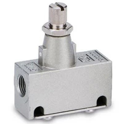 SMC AS Series Series Threaded Flow Controller, G 1/4 Inlet Port x G 1/4 Outlet Port, AS3500-F02-3 [AS3500-F02-3]; 646-293